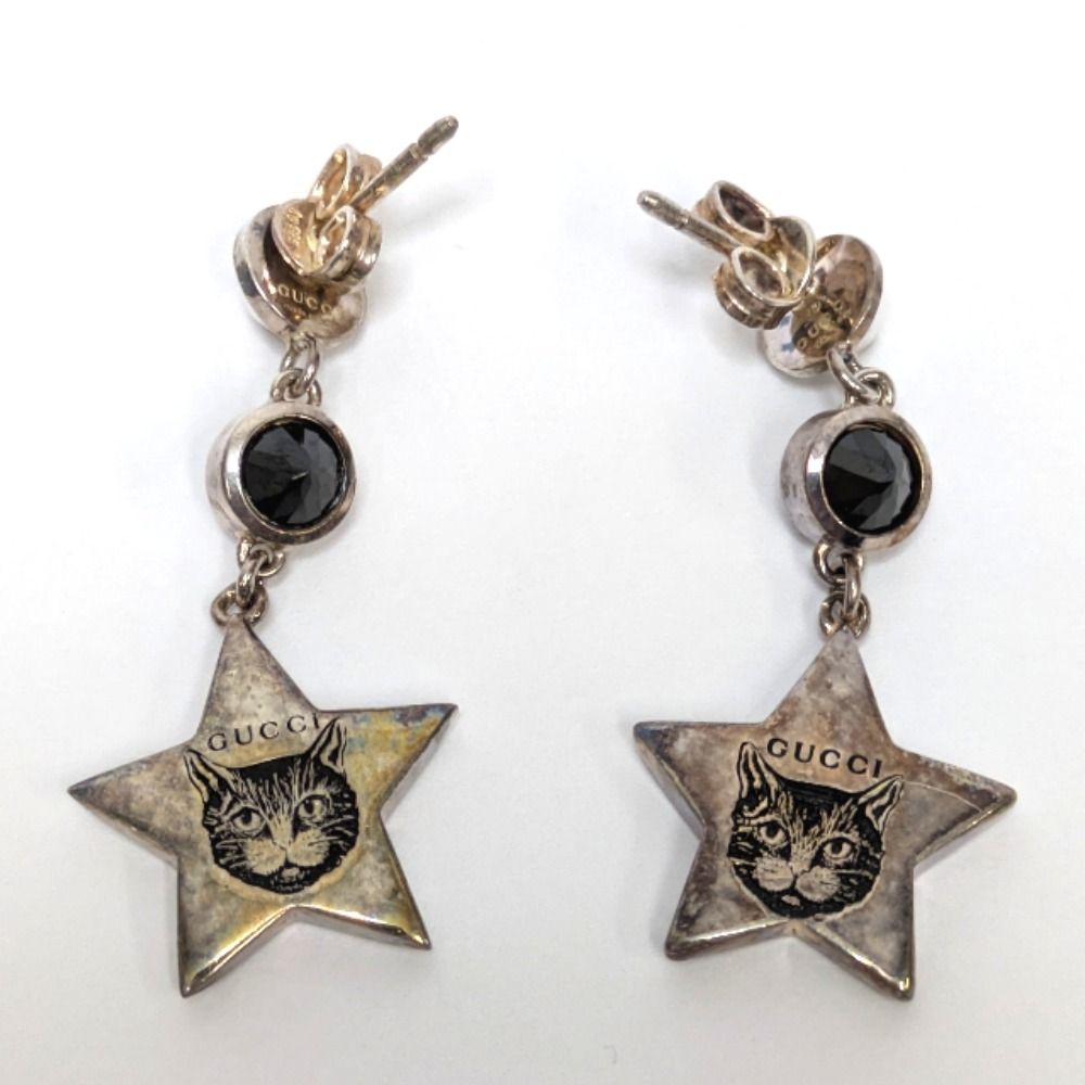【GUCCI】ロゴデザイン ピアス Gucci Brass earrings with logo | Women's Jewelery | Vitkac