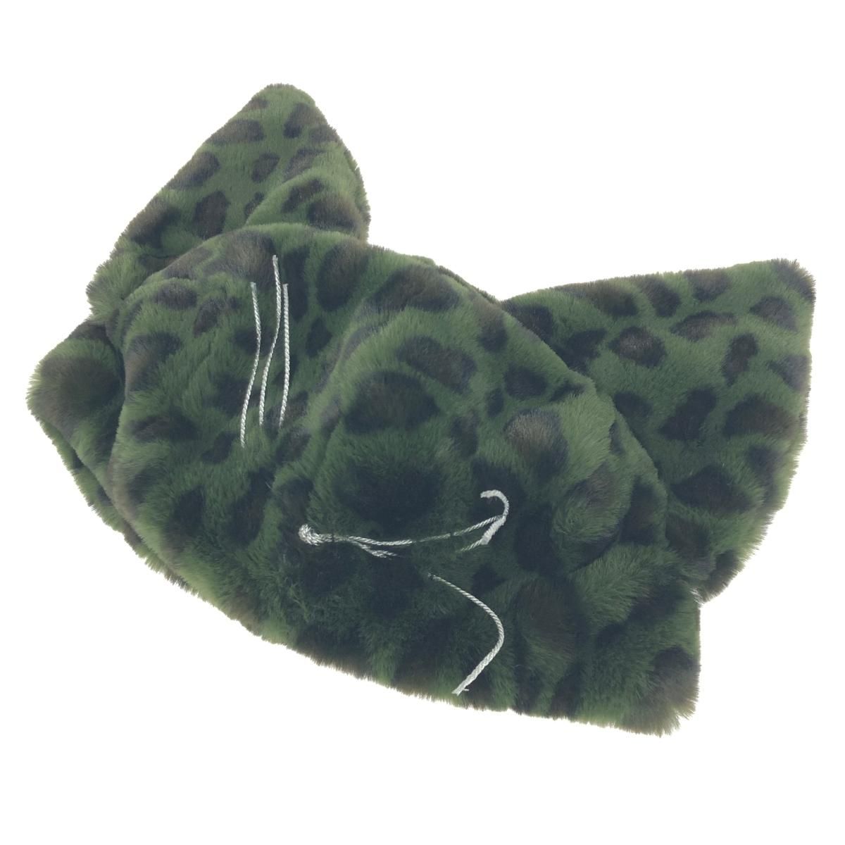 良好 CA4LA カシラ 猫耳ファーハット 帽子 グリーン シピHAT