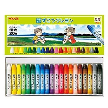 -非常に良い ぺんてる クレヨン ずこうクレヨン PTCG1-20 20色