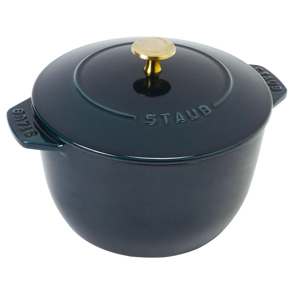 staub ストウブ 「 ラ ココット de GOHAN ラメール L 20cm 真鍮ノブ仕様 」 ご飯鍋 炊飯 3合 鋳物 ホーロー鍋 炊飯器  IH対応 【日本正規販売品】 La Cocotte de GOHAN Z1026-040 - メルカリ