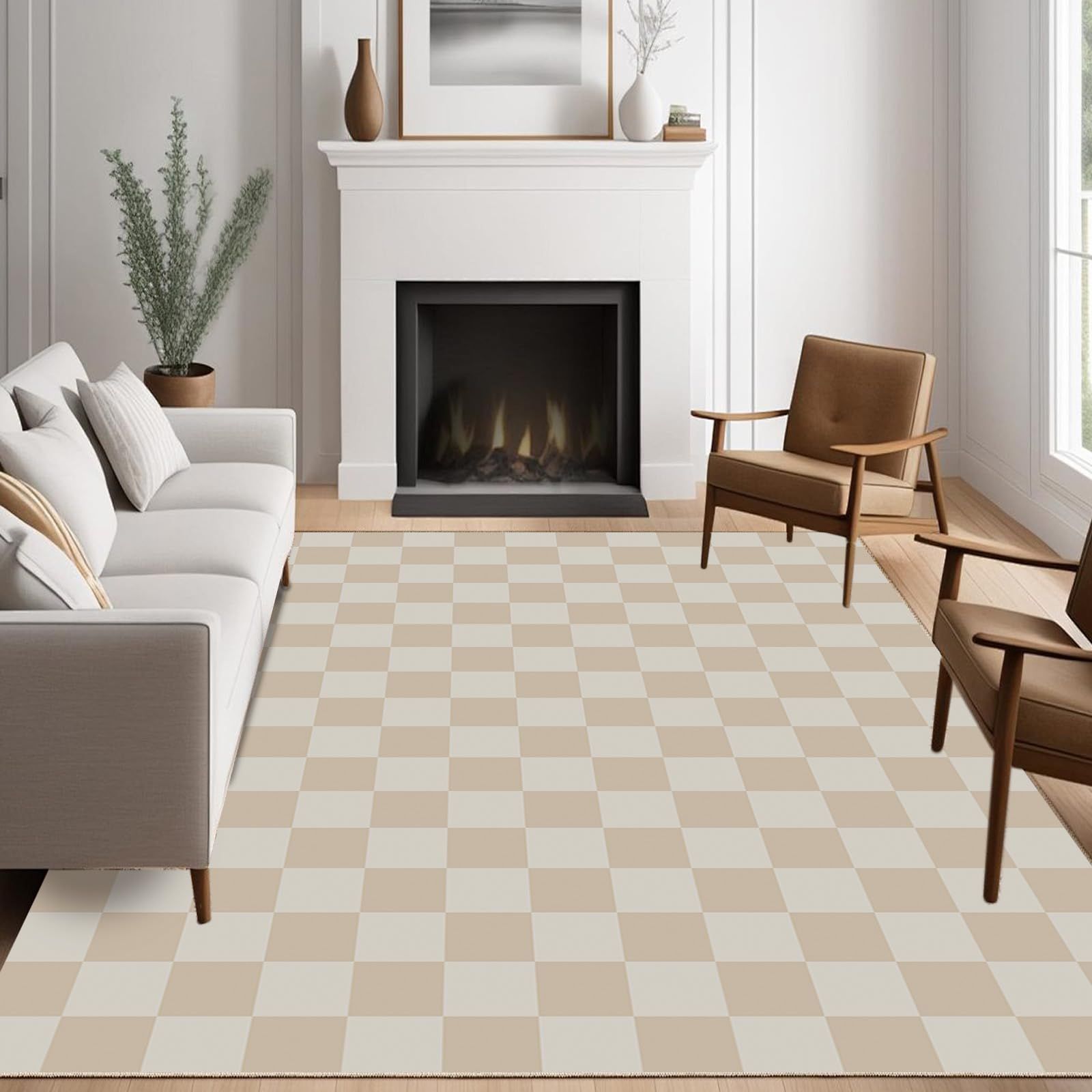 200x250cm チェック柄