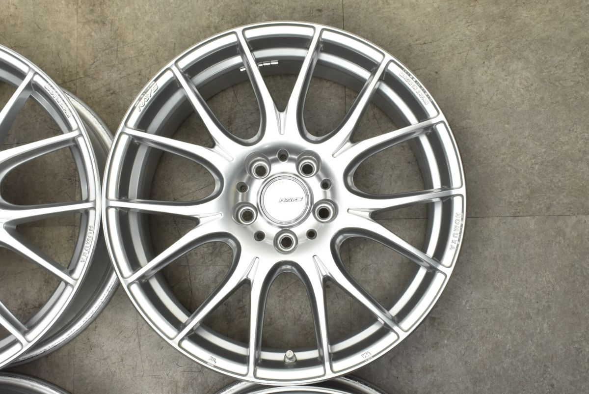 人気ホイール】レイズ ホムラ 2×7PLUS 18in 7.5J +45 PCD114.3 4本 