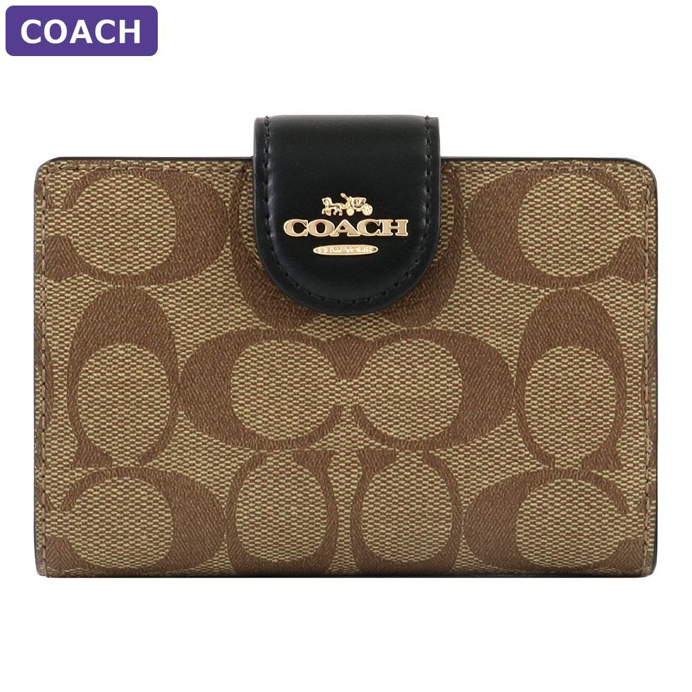 コーチ COACH 財布 二つ折り財布 C0082 IMCBI シグネチャー ミニ財布