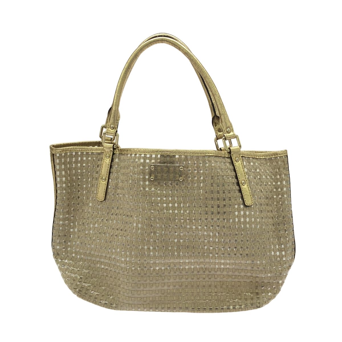 kate spade ケイト・スペード メッシュトートバッグ ゴールド - - メルカリ