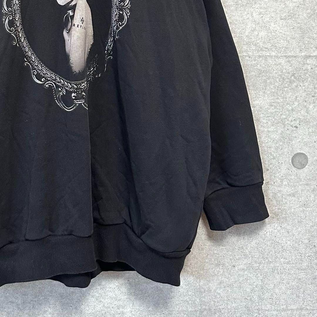 【ノージェンダーウェア】REFLEM スーパービッグフーディ 黒F ユニセックス ノージェンダーウェア】REFLEM レフレム スーパービッグフーディ