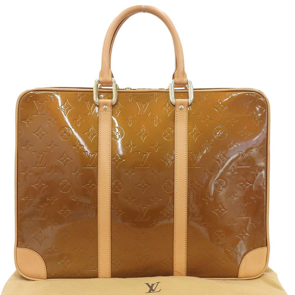 本物保証】 希少 レア 布袋付 超美品 ルイヴィトン LOUIS VUITTON モノグラム ヴェルニ ヴァンダム M91125 ビジネスバッグ  ハンドバッグ - メルカリ