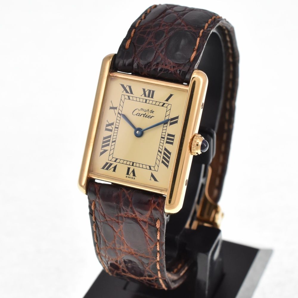 must de Cartier カルティエヴェルメイユ SV925 Cartier 値下 カルティエ CARTIER 2415 マストタンク