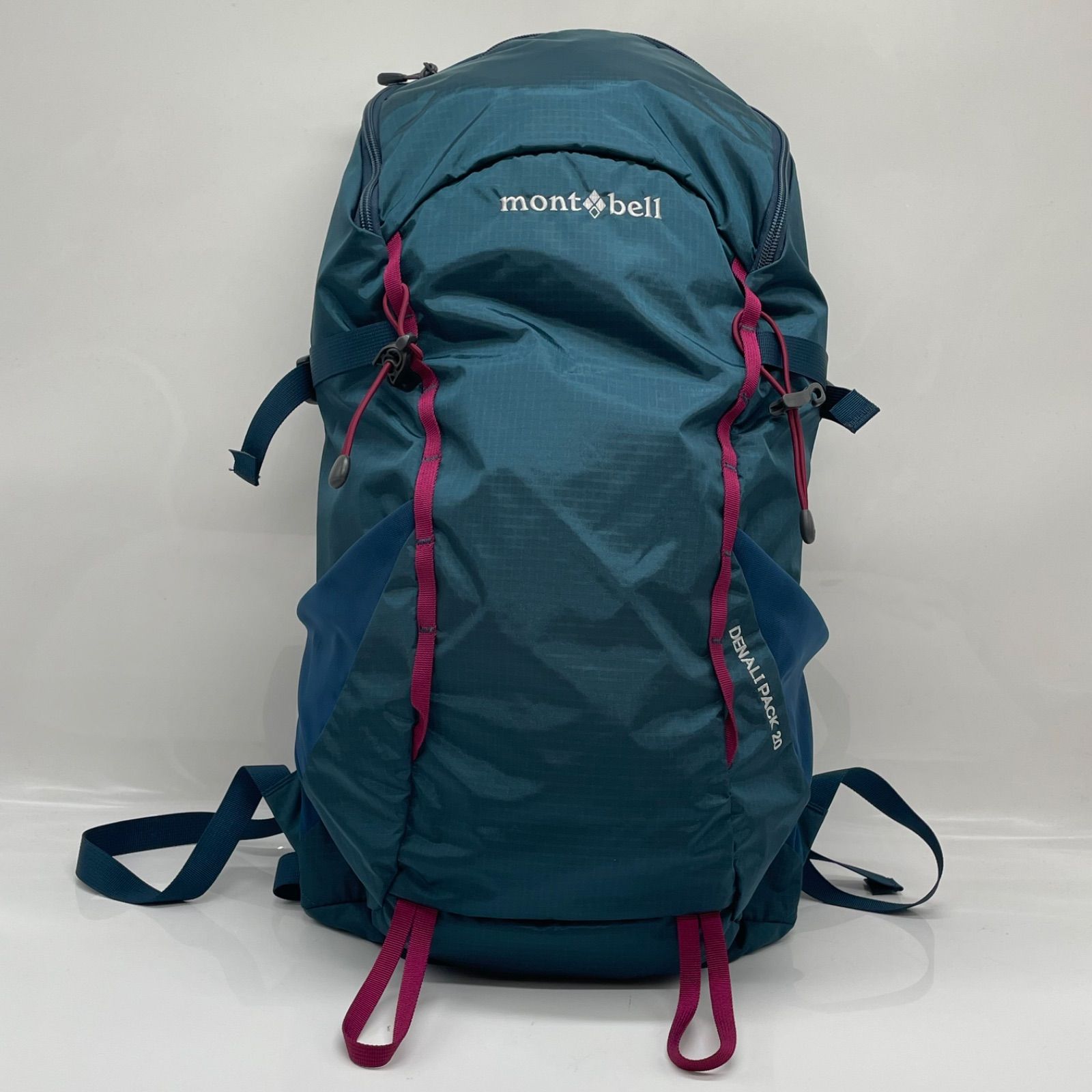 BN5933 mont-bell DENALIPACK20 バックパック＃1133125 リュック グリーン系 ナイロン レインカバー付き