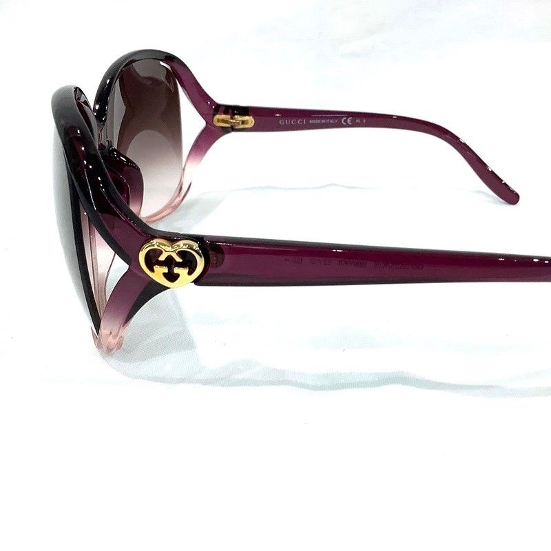 GUCCI グッチ サングラス GG 3525 ラブリーハート 箱有 パープル