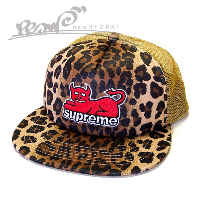 ト*ん様 Supreme キャップ　レオパード Supreme 2024SS Leopard Velvet Camp Cap | レオパード