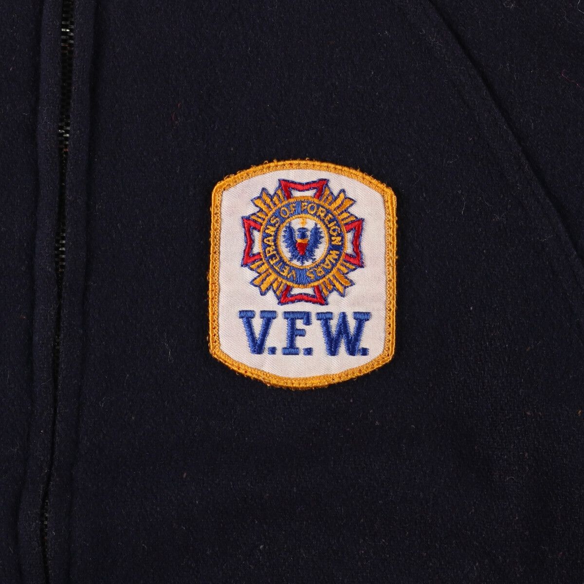 古着 60~年代 VFW VETERANS OF FOREIGN WARS ウールスタジャン 