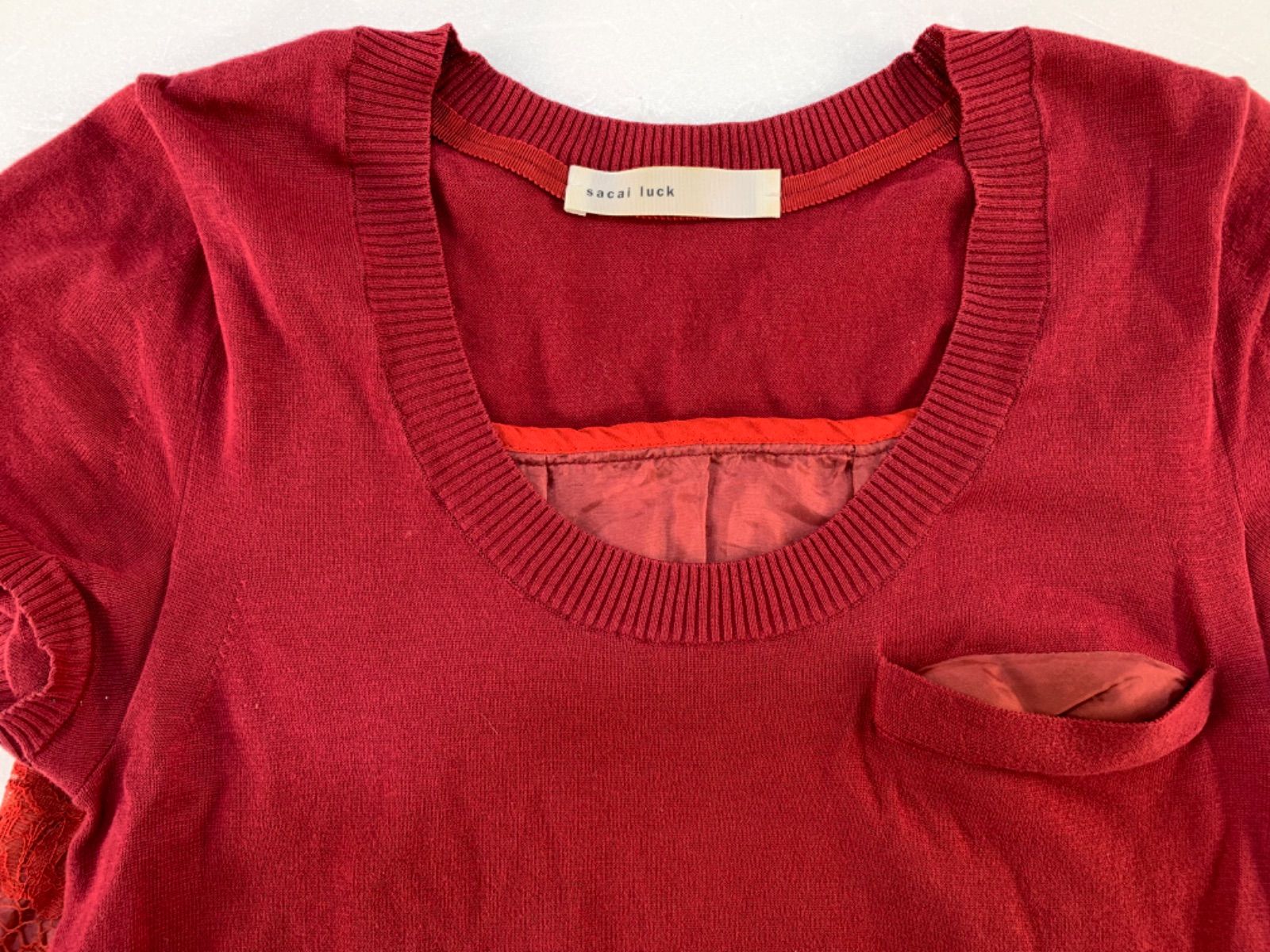 sacai サカイ サマーセーター sacai サカイ サマーニット MA-1