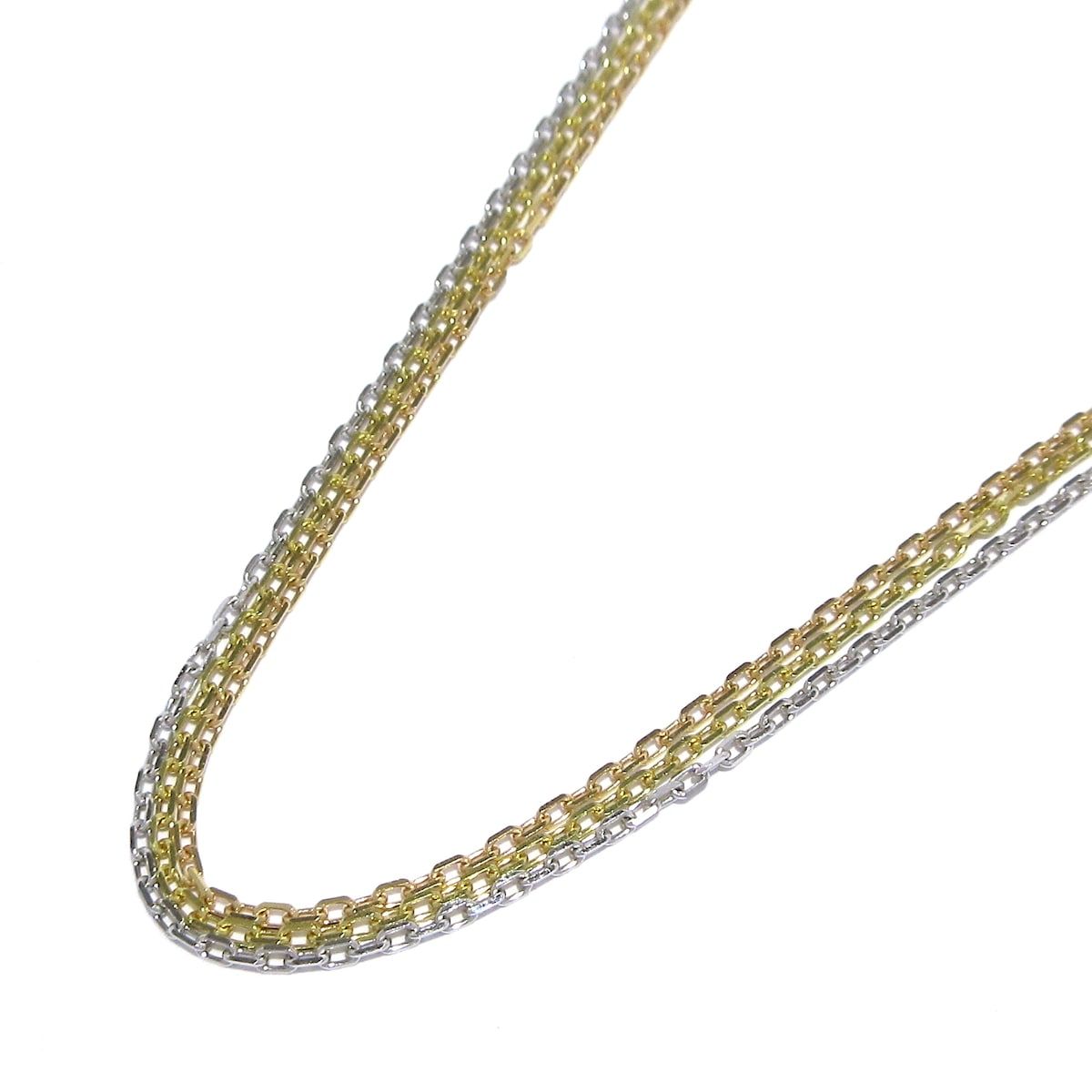 に*ん様 カルティエ Cartier ネックレス トリニティ チェーン ３連　ト 楽天市場】カルティエ ネックレス レディース トリニティ 3連