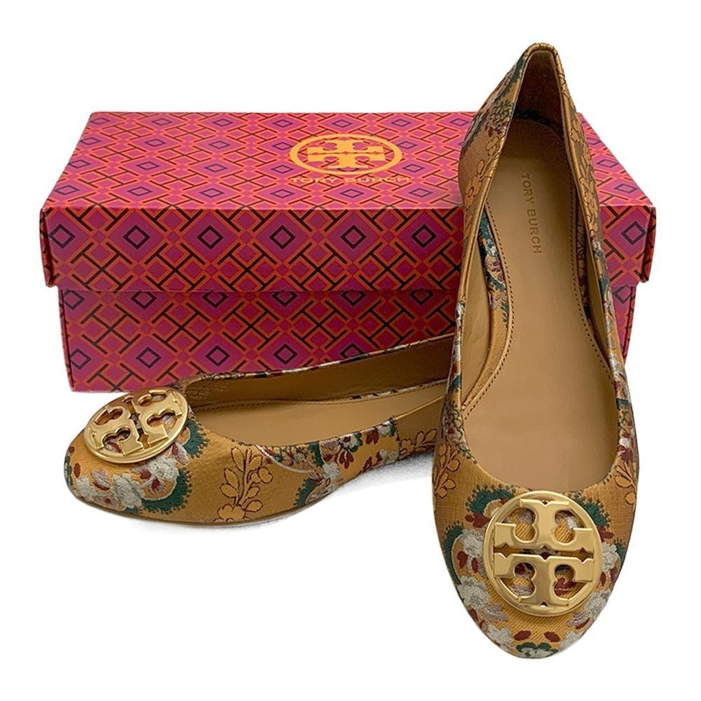TORY BURCH パンプス TORY BURCH トリーバーチ フラットパンプス MINNIE TRAVEL