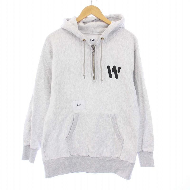 ダブルタップス WTAPS OUTRIGGER HALF ZIP SWEAT プルオーバーパーカー 