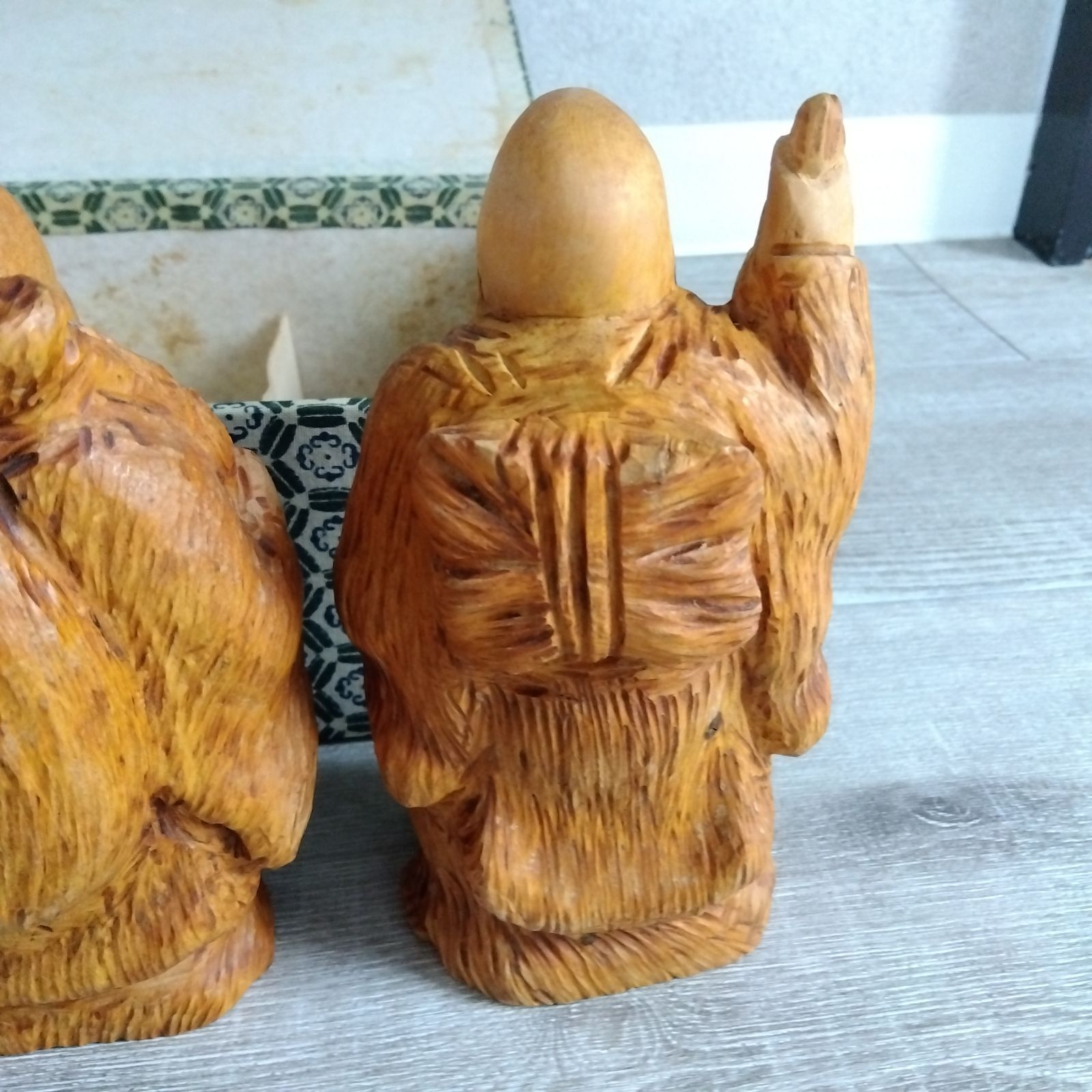 昭和レトロ 木彫 七福神 7体セット 箱入り 縁起物／民芸品 A380 - メルカリ