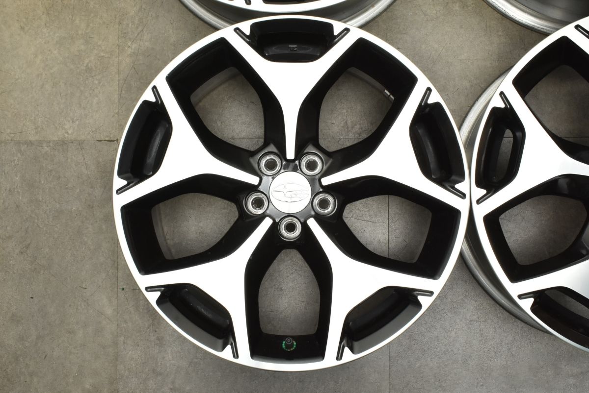 程度良好品 スバル SJ フォレスター 純正 18in 7J 48 PCD100 4本セット スタッドレス用 流用 インプレッサ XV レガシィ B4 等に WWW_SUPERTOOLSSHOP_NL