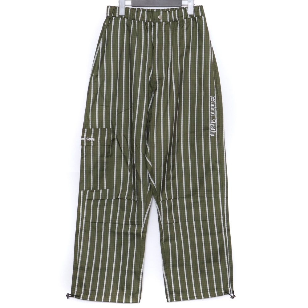student apathy ストライプスラックス S Student Apathy Stripe slacks