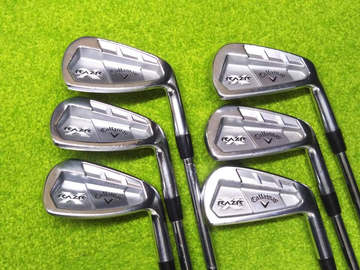 Callaway RAZR X FORGED TRUE TEMPER Dynamic Gold 5-9,P 6本セット アイアンセット - メルカリ