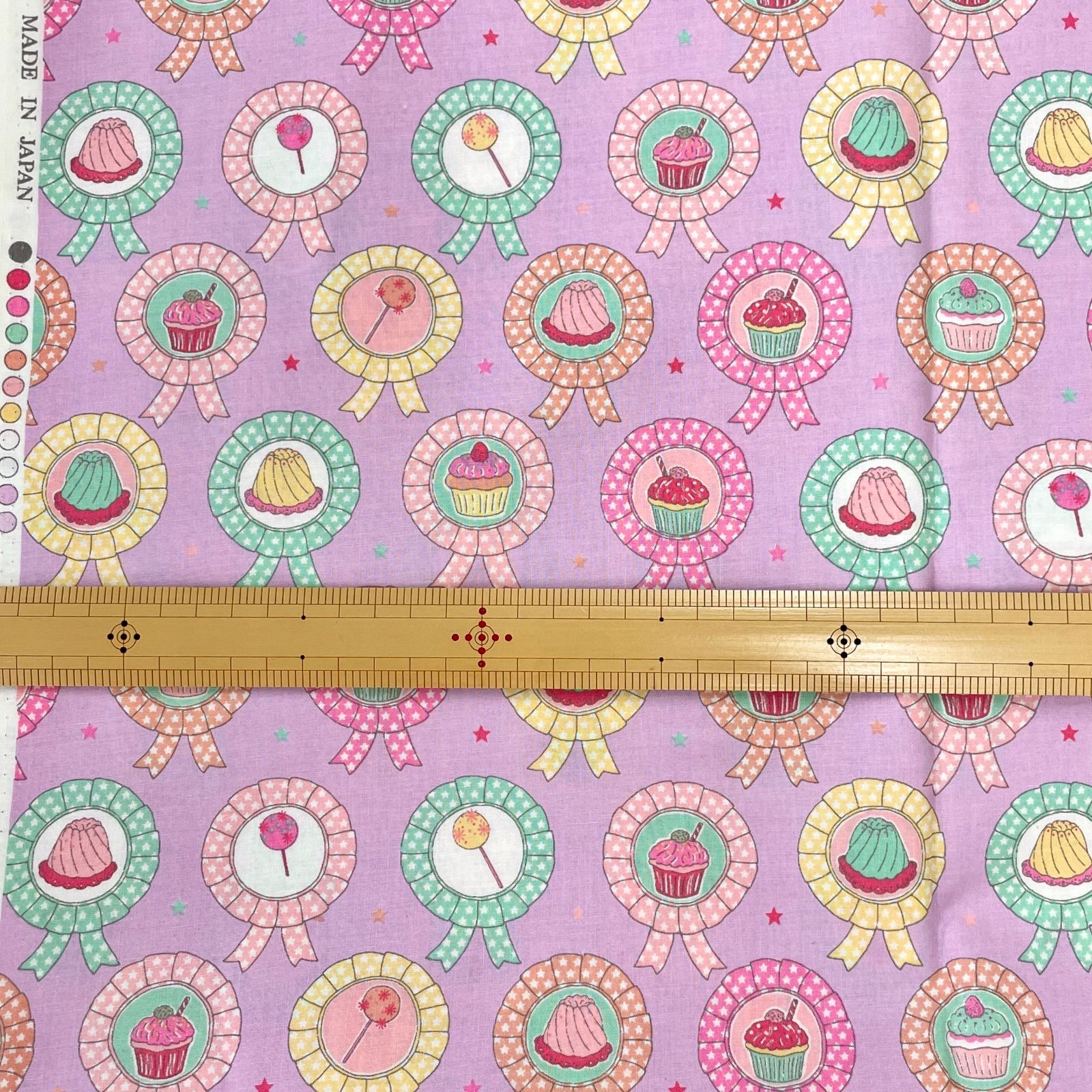 Y-1168 2.8m レトロワールドスイーツ柄 YUWA 生地 Y-1168 2.8m レトロワールドスイーツ柄 YUWA 生地