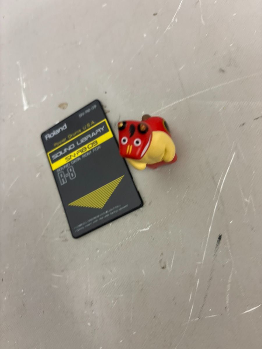 Roland SN-R8-09 Power Drums U.S.A. Sound Library Card R-8 音源カード ローランド 動作品 z-2292