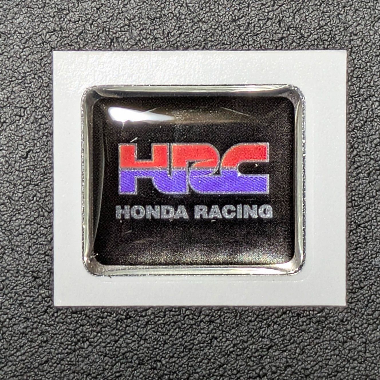 HONDA HRC エンブレム デカール ブラック 1枚 HONDA RACING PCX CBR 