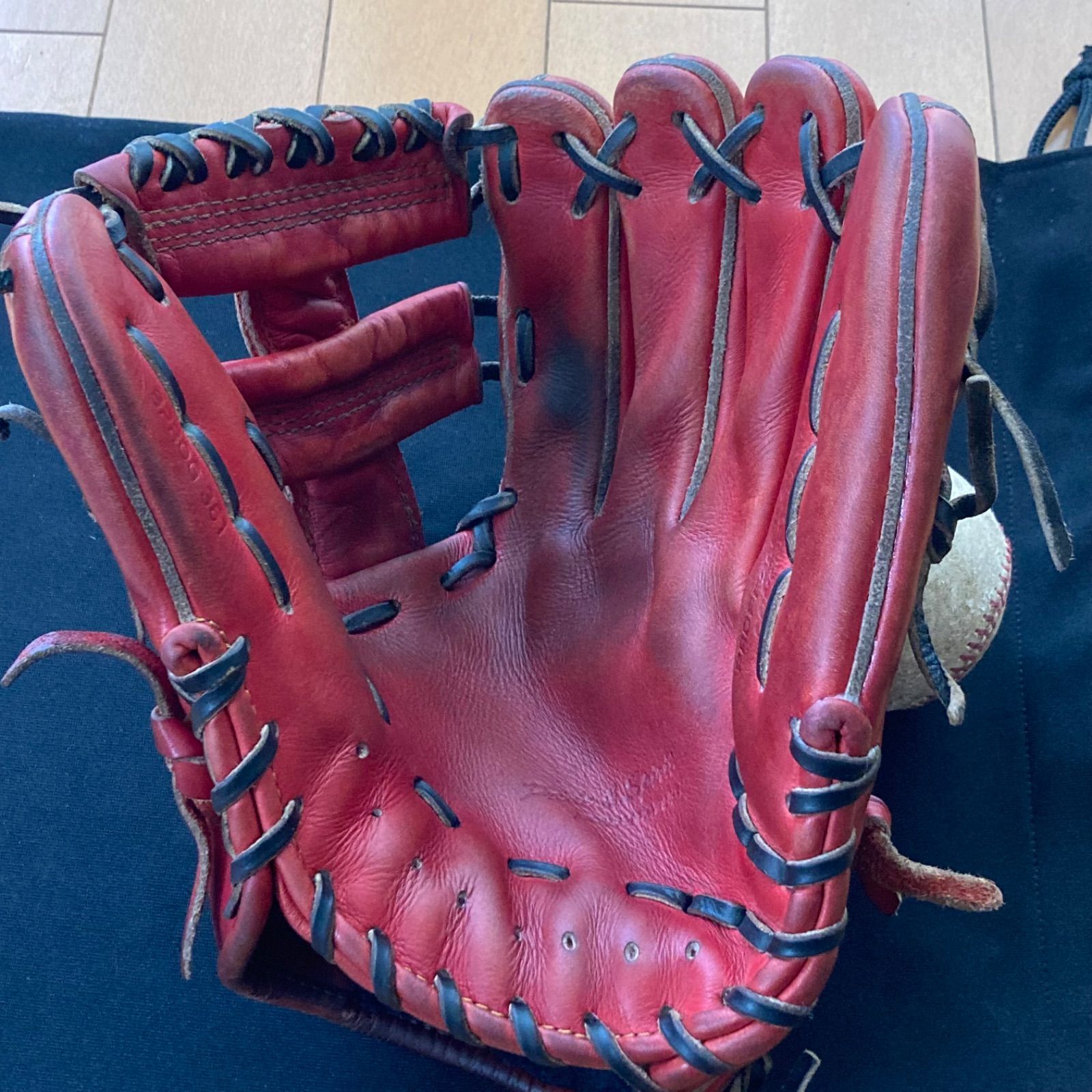 限定色】ZETT PROSTATUS 内野用 硬式グローブ ボルドーブラウン