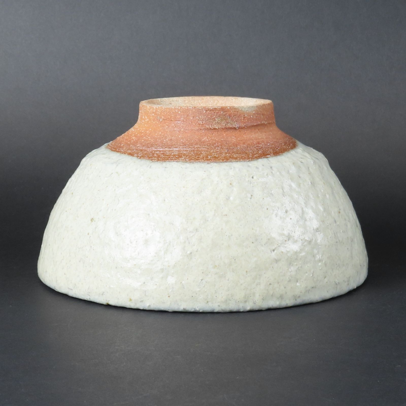 01s50 美品 金重素山 鶴山窯 茶碗 真作保証 共箱 在銘/つる山窯 つるや