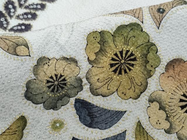 作家もの　金通し　辻ヶ花模様　付け下げ　着物　112a p 作家もの林淳一辻ヶ花付け下げ着物112a p