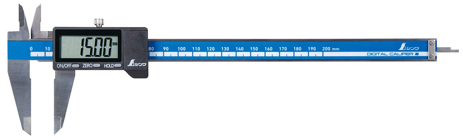シンワ測定 Shinwa Sokutei デジタルノギス 大文字 2 200mm