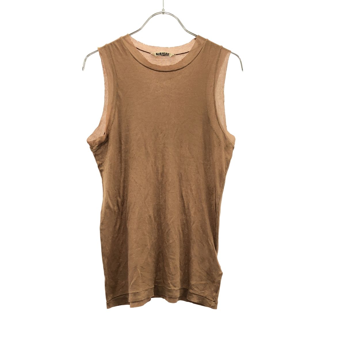 AURALEE リブタンクトップ 美品 AURALEE オーラリー ソフトリブタンク