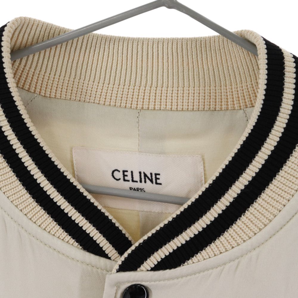 【美品】CELINE バックフロッキー テディ ジャケット 48イタリア製 CELINE (セリーヌ) 20SS バックフロッキー スーブニール テディ