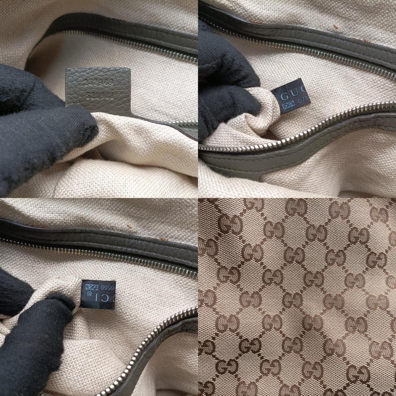 グッチGucciアイコンビットブラウン×ブラックキャンバス232949G7806559