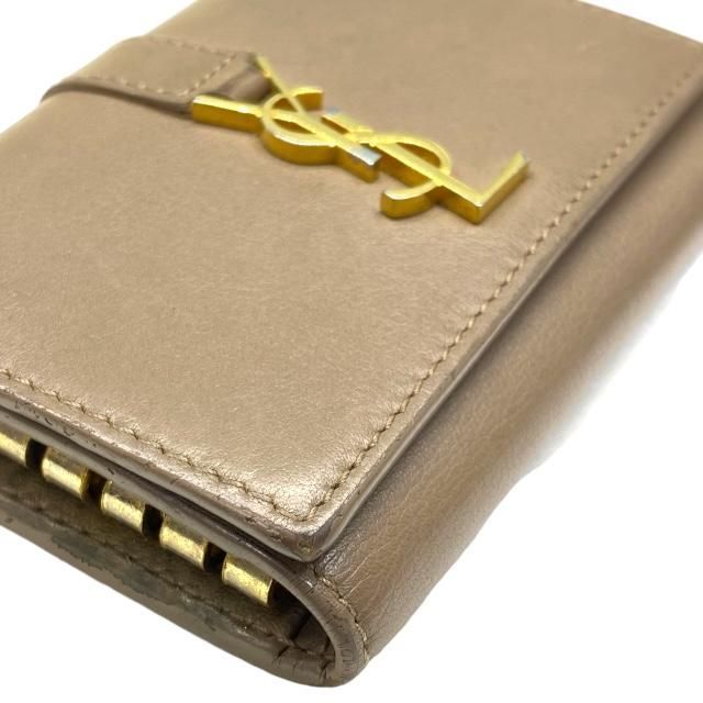 SAINT LAURENT サンローラン 6連 キーケース キーリング ロゴ