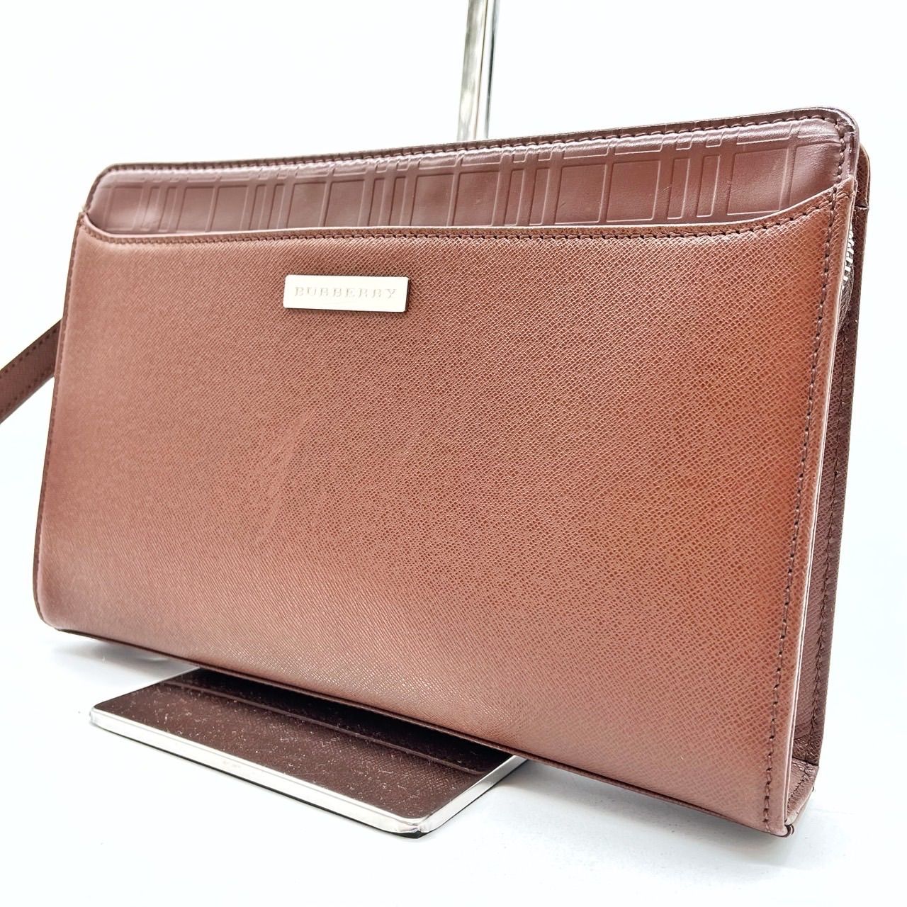 [美品]Burberry バッグ ブラウン バーバリー BURBERRY バーバリー 8066166 ハンドバッグ