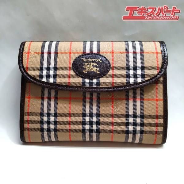 BURBERRY バーバリー ミニクラッチ ノバチェック 未使用品