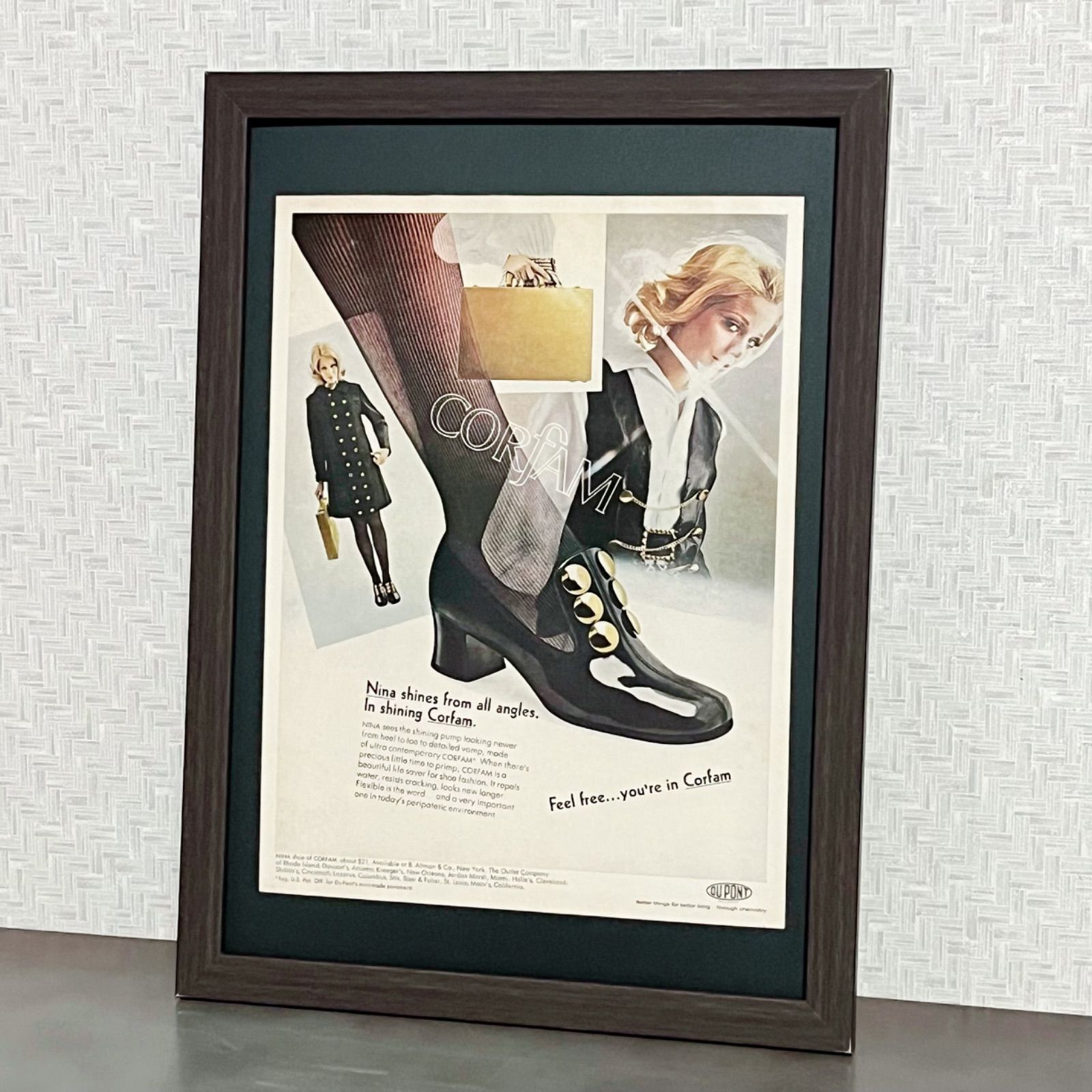 1970s 広告＞ポスター シート 靴 アドバタイジング ポスター