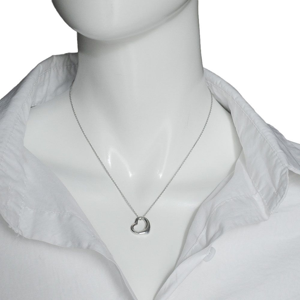国内正規品 ティファニー オープンハート ネックレス エルサペレッティ 925 ティファニー TIFFANY&CO. エルサ・ペレッティ オープン ハート