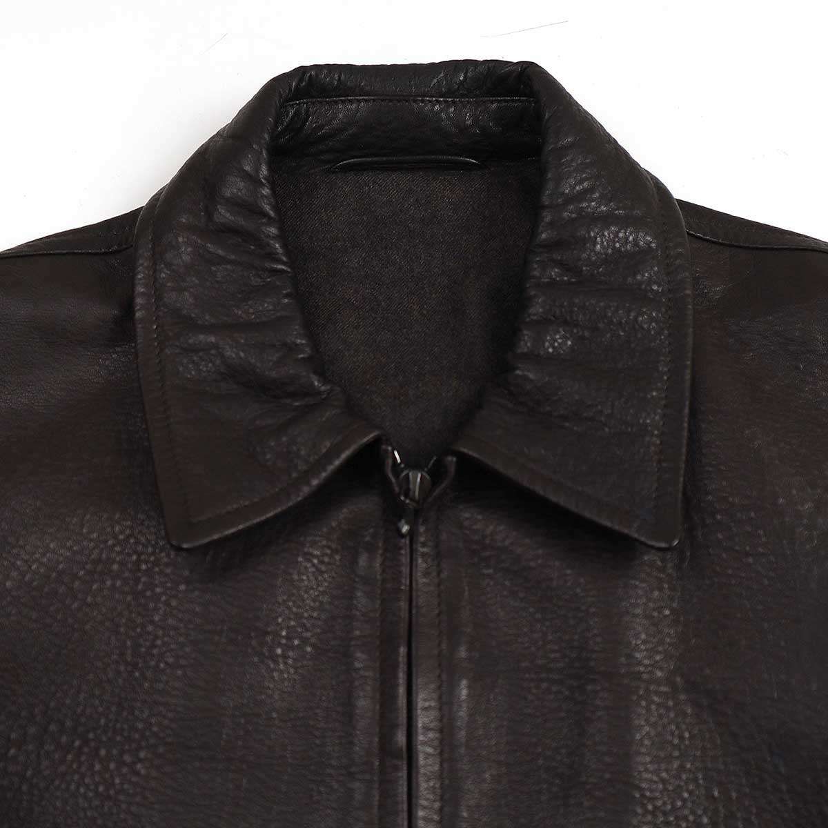 COMOLI コモリ 22AW ラムレザージップショートジャケット W03