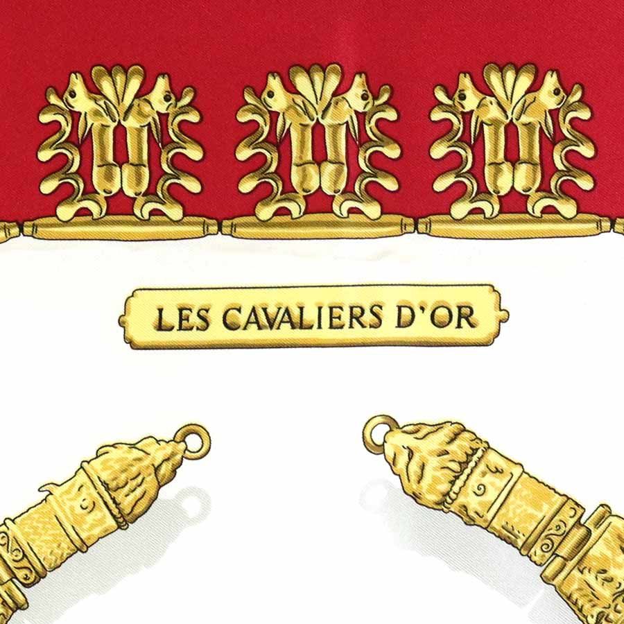 エルメス HERMES スカーフ カレ90 LES CAVALIERS DOR - メルカリ