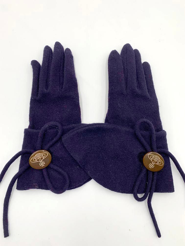 HERMES エルメス 革手袋 スタッズ セリエ H 金 ロゴ ダークブラウン