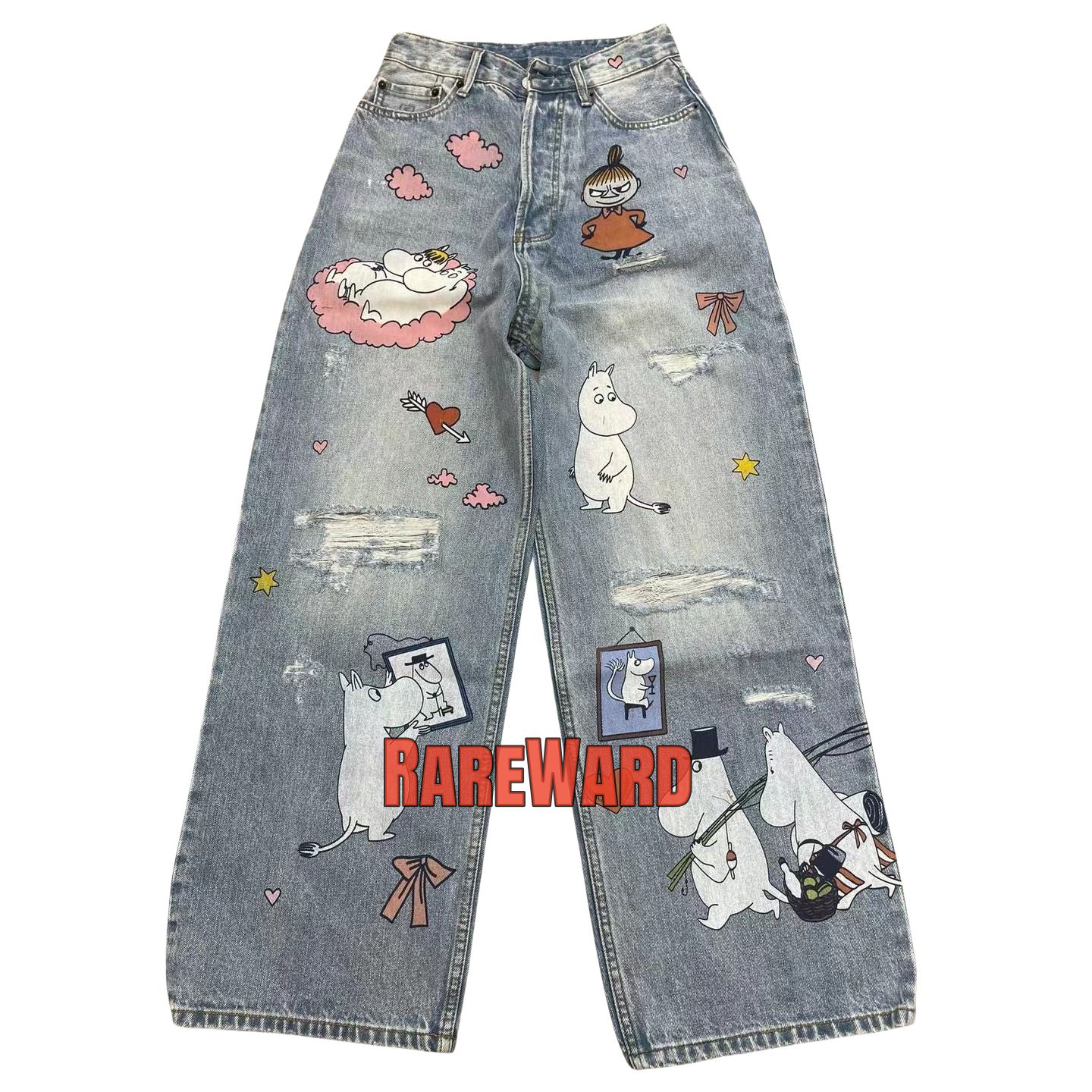 Acne Studios x Moomin 2025 Super Baggy Fit Jeans スーパーバギーフィットジーンズ