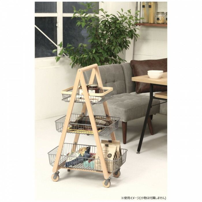 弘益 KOEKI MASH リヴ キャリーバスケットワゴンM グレー LIVCM3GR WWW_NOITHATQUANGTHANH_NET