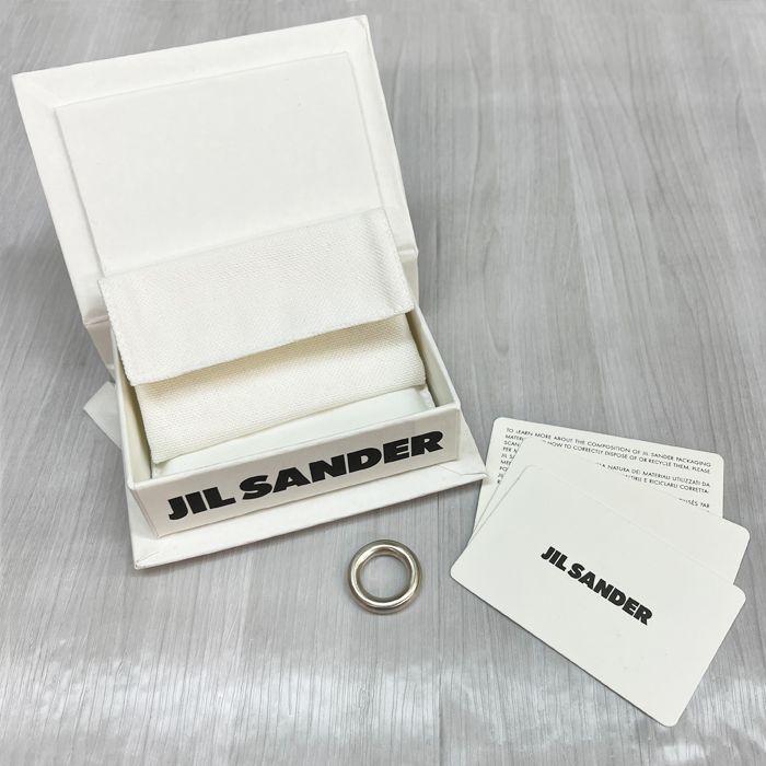 【国内即発】JILSANDER ハンドメイドシルバーリング 国内即発】JILSANDER ハンドメイドシルバーリング (Jil Sander
