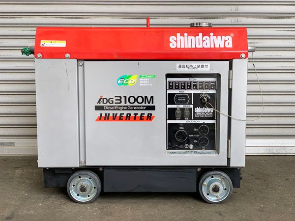 2022 新作 shindaiwa 新ダイワ 3.1kVA ディーゼルエンジン インバータ