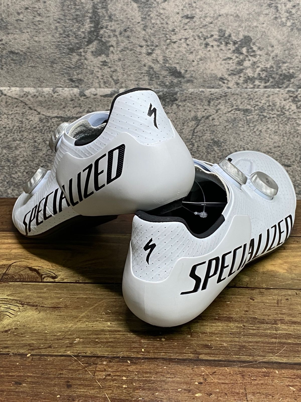 JM412 スペシャライズド SPECIALIZED エスワークス S-WORKS ARES 2 RD ビンディングシューズ TEAM 白 EU40.5 SPD-SL