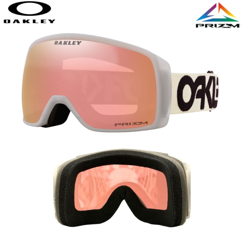 24-25OAKLEY FLIGHT TRACKER S GOOL GREY レンズ PRIZM ROSE GOLD IRIDIUMオークリー