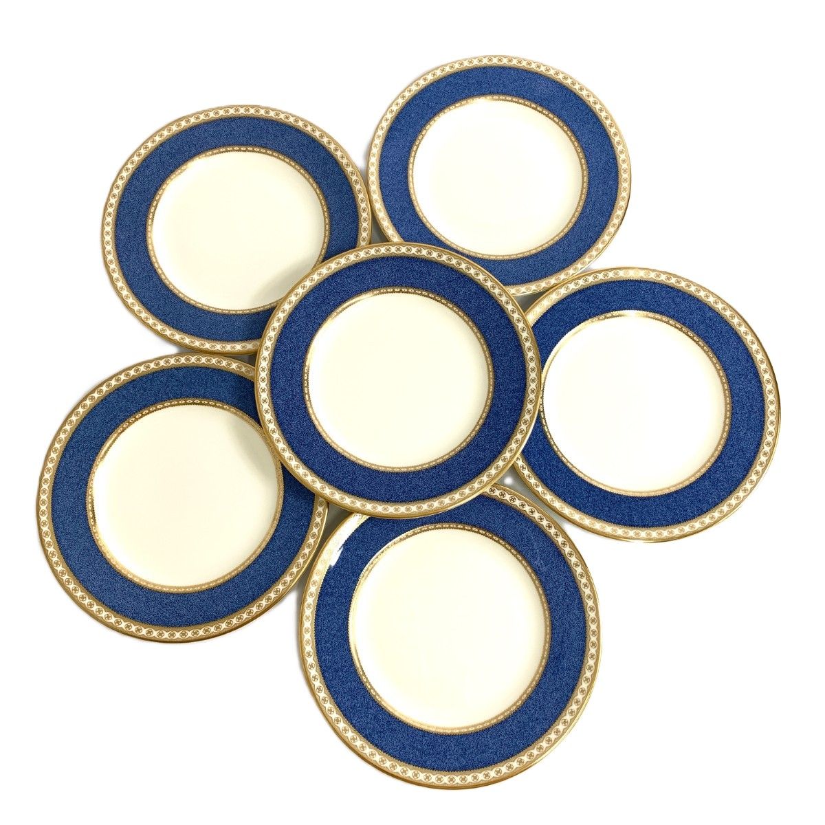Wedgwood ウェッジウッド ユーランダー パウダーブルー プレート 6枚セット 240001140760