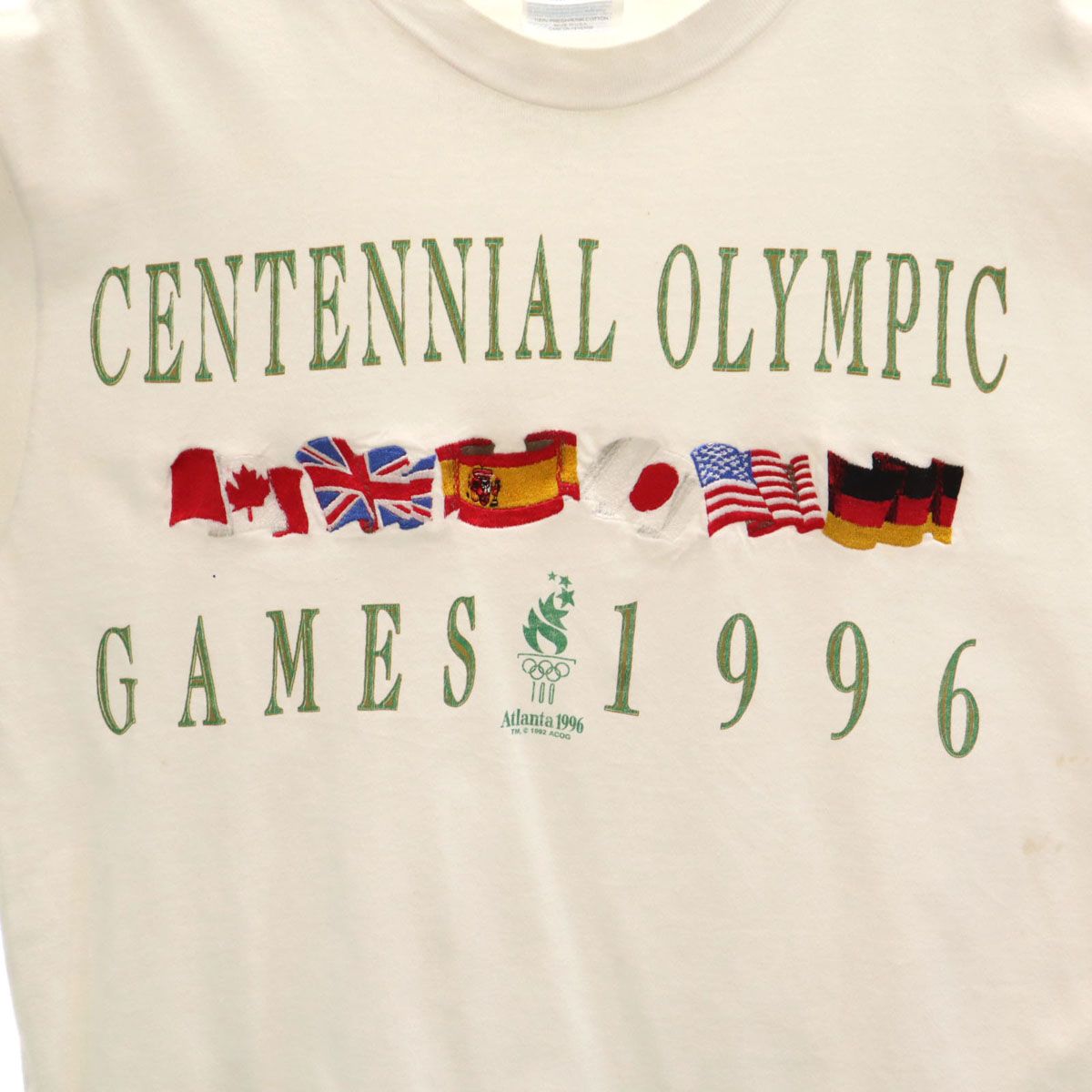 Hanes ヘインズ 90s USA製 オールド 1996年 アトランタ オリンピック 