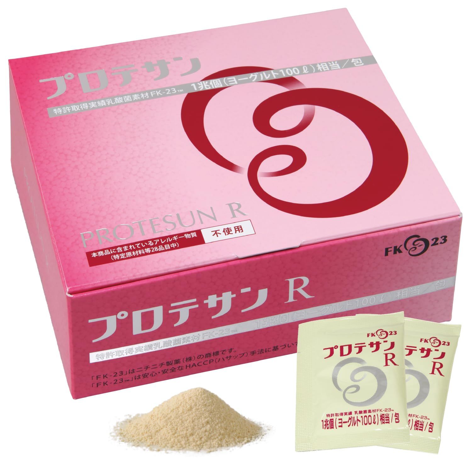 プロテサンR62 ソフト顆粒 FK-23乳酸菌1兆個 93g 1.2g×62包 濃縮乳酸菌サプリメント ニチニチ製薬